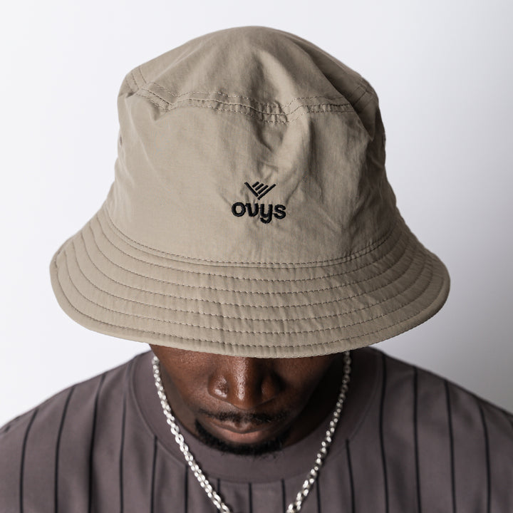 MINI LOGO NYLON BUCKET HAT