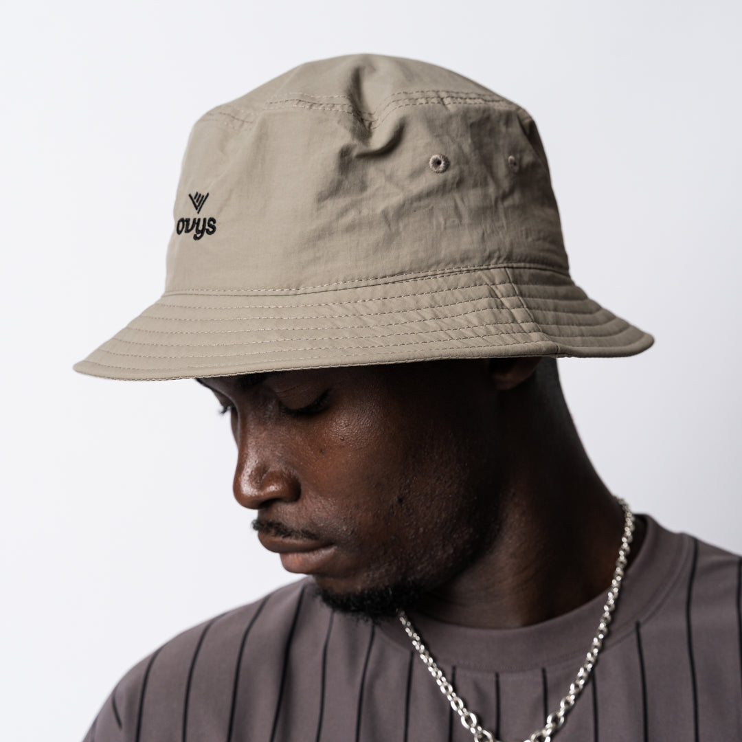 MINI LOGO NYLON BUCKET HAT