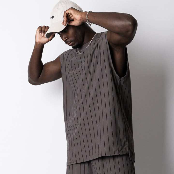 【8/7発売】STRIPE META EASY SLEEVELESS SHIRT