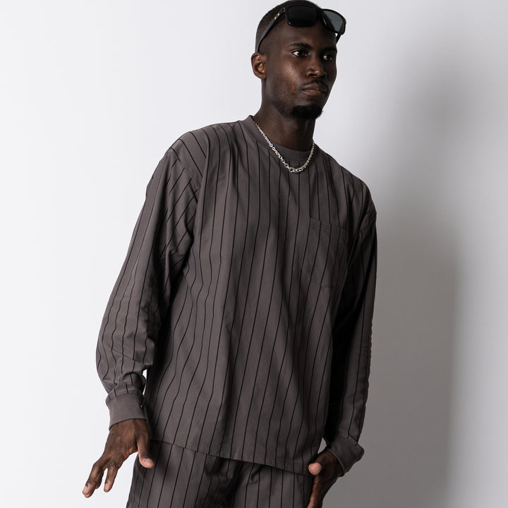 【9/25(金)発売】STRIPE META DRY OVERSIZED PKT LS TEE