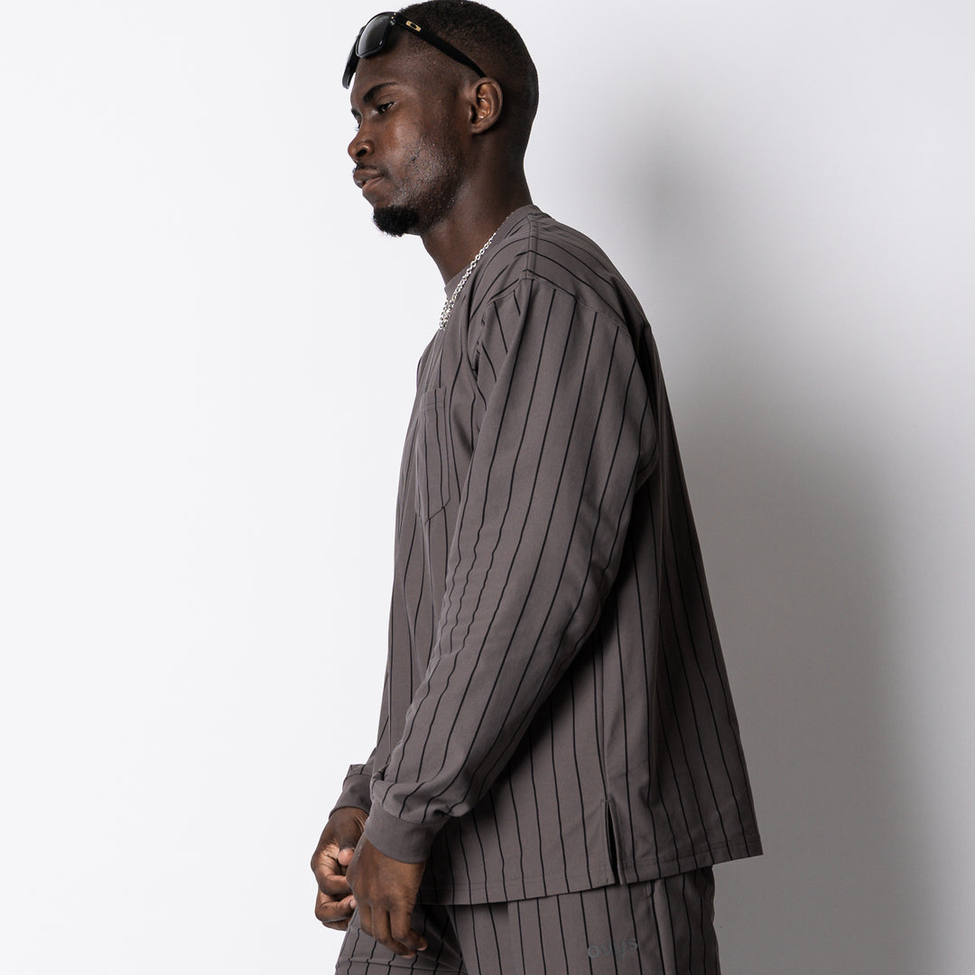 【9/25(金)発売】STRIPE META DRY OVERSIZED PKT LS TEE