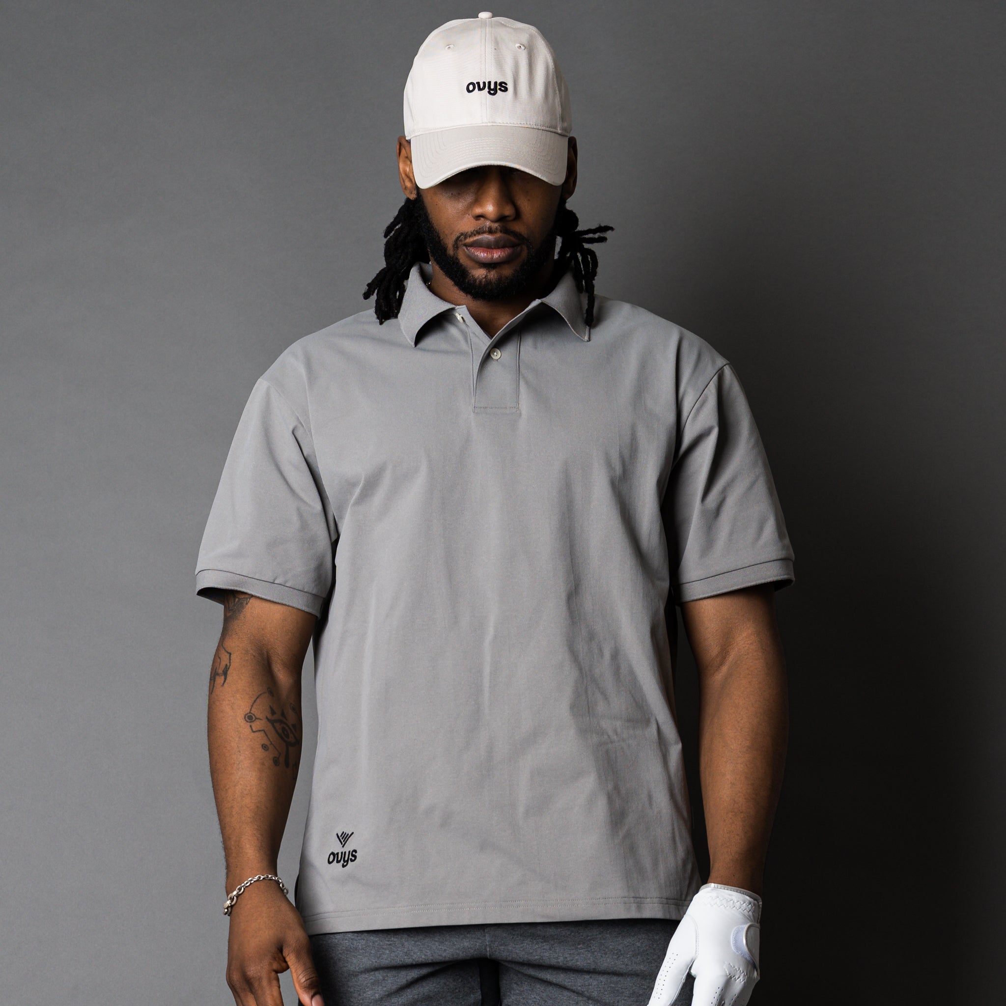 META OVERSIZED SLIT POLO SHIRT – ovys(オーヴィーズ)