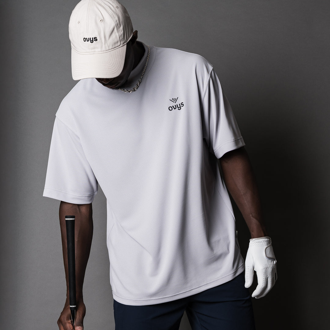 【7/24発売】COOLMAX MESH SS MOCK NECK SHIRT