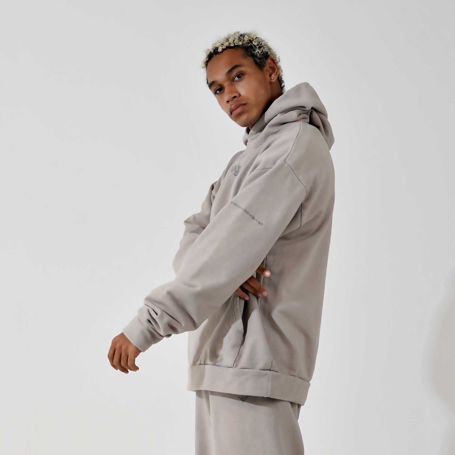OVO ☆ ミニOGパーカー フーディ ロゴ Mini OG Hoodie - Light Blue | October's Very Own